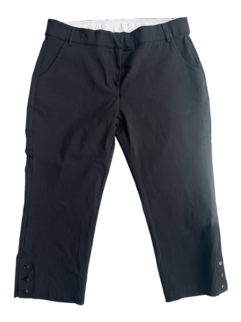 Head Golf Cropped Black Golf Pants